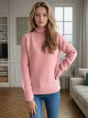 Turtleneck Long Sleeve Sweater