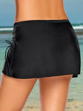 Full Size Drawstring Mini Swim Skirt - Flyclothing LLC