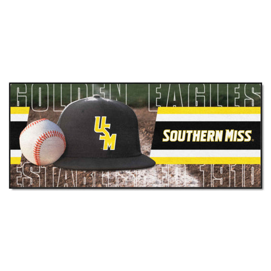 Southern Miss Baseball Runner Rug - 30in. x 72in.