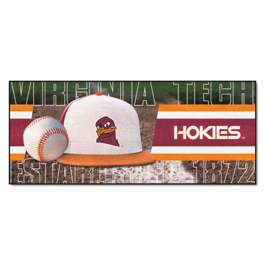 Virginia Tech Hokies Baseball Runner Rug - 30in. x 72in.