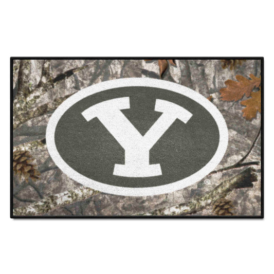 BYU Cougars Camo Starter Mat Accent Rug - 19in. x 30in.