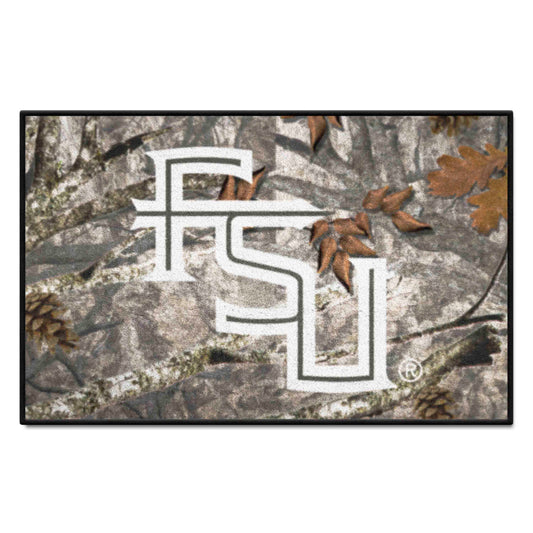 Florida State Seminoles Camo Starter Mat Accent Rug - 19in. x 30in.