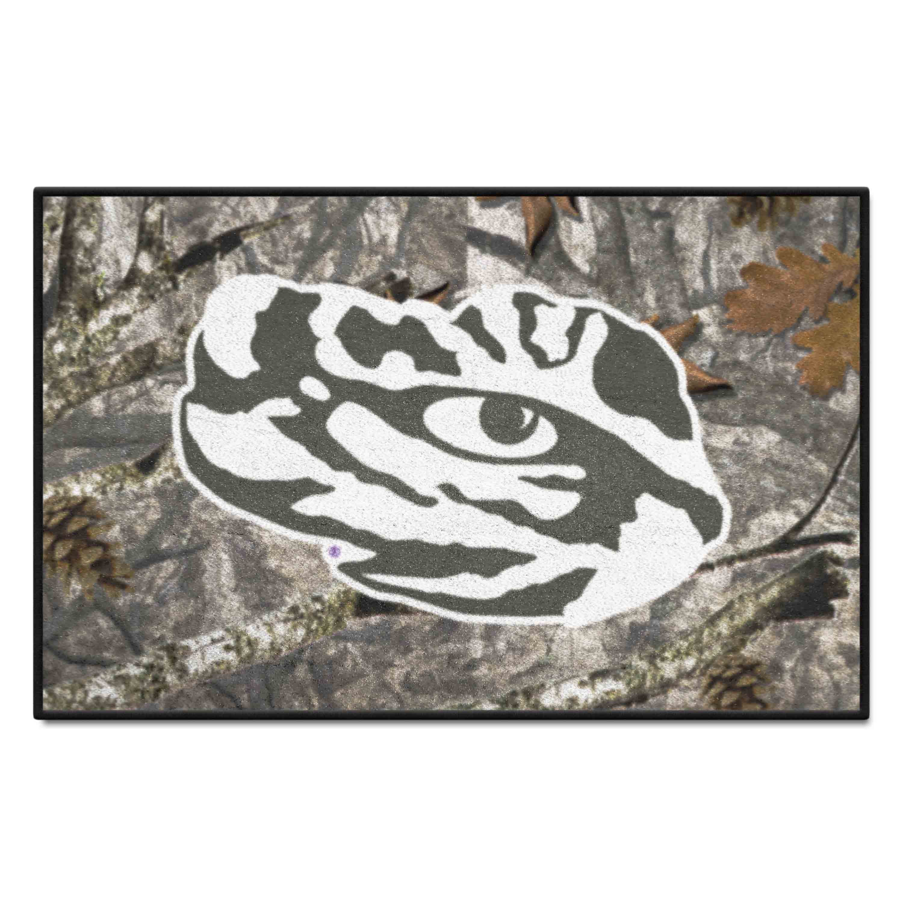 LSU Tigers Camo Starter Mat Accent Rug - 19in. x 30in.