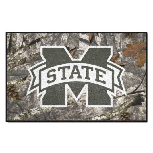 Mississippi State Bulldogs Camo Starter Mat Accent Rug - 19in. x 30in.