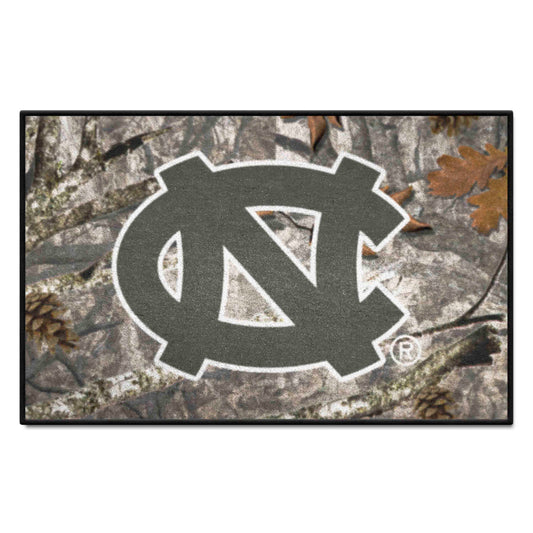 North Carolina Tar Heels Camo Starter Mat Accent Rug - 19in. x 30in.