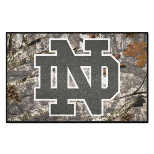 Notre Dame Fighting Irish Camo Starter Mat Accent Rug - 19in. x 30in.