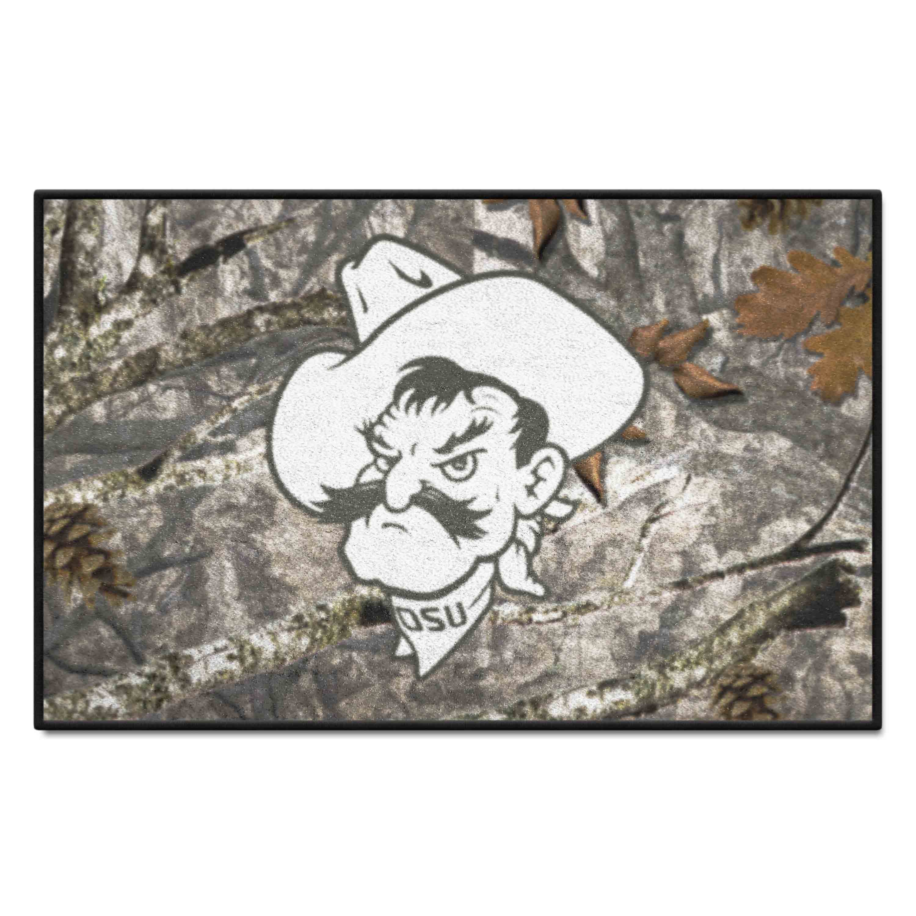 Oklahoma State Cowboys Camo Starter Mat Accent Rug - 19in. x 30in.