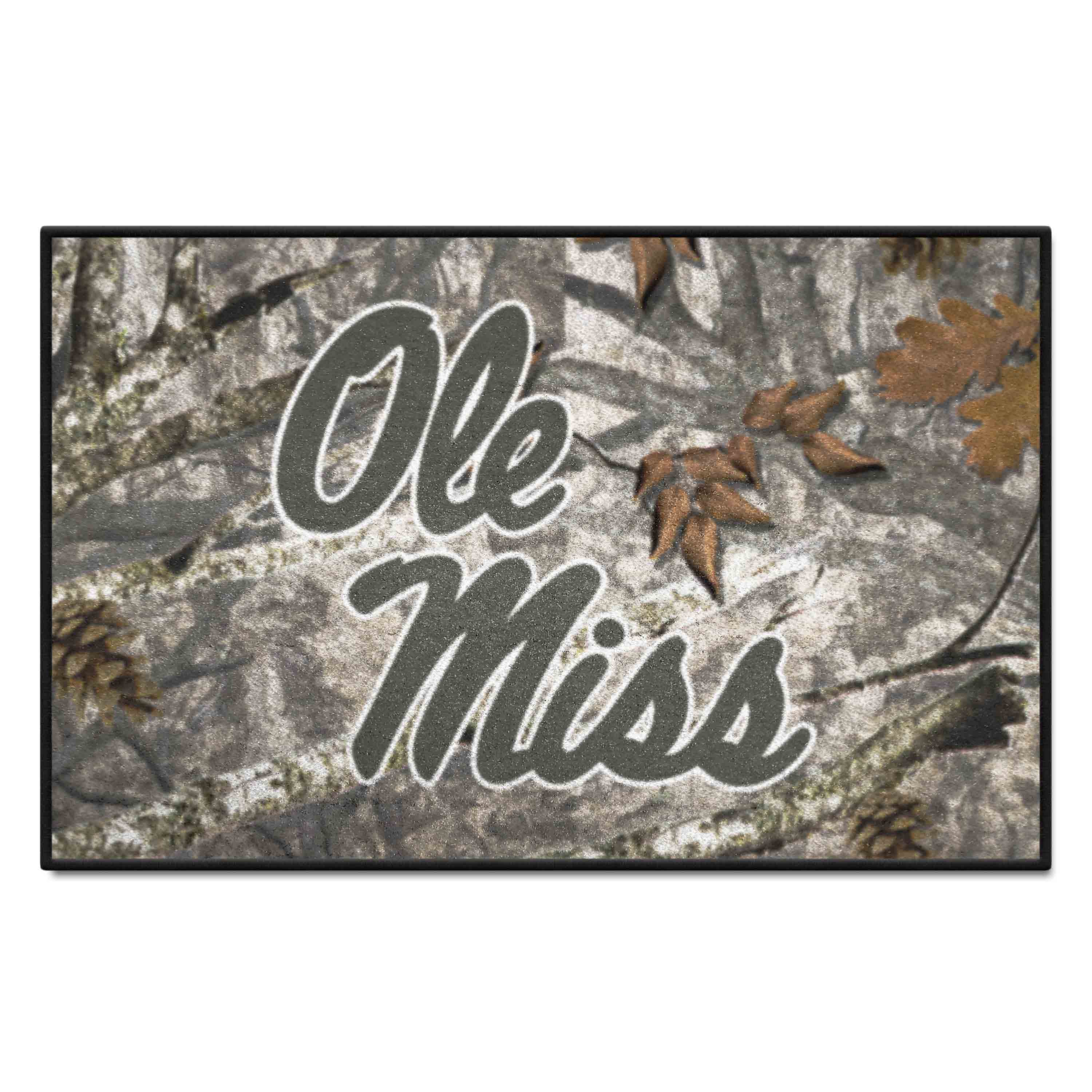 Ole Miss Rebels Camo Starter Mat Accent Rug - 19in. x 30in.