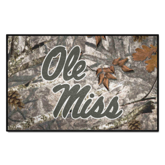 Ole Miss Rebels Camo Starter Mat Accent Rug - 19in. x 30in. - Ole Miss