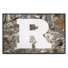 Rutgers Scarlett Knights Camo Starter Mat Accent Rug - 19in. x 30in.