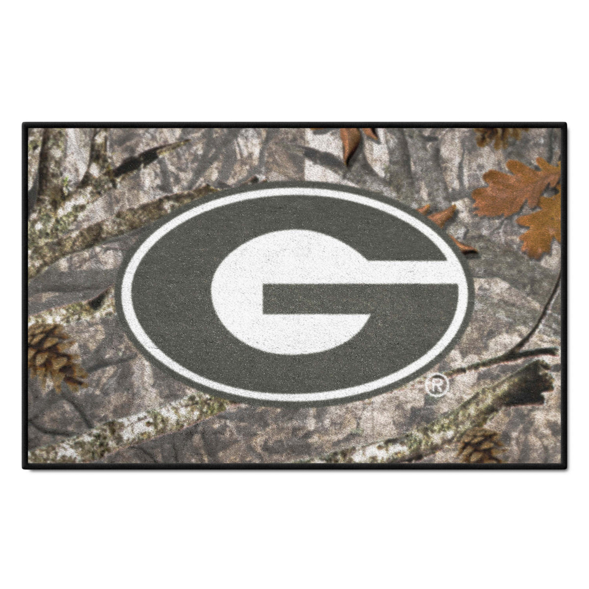 Georgia Bulldogs Camo Starter Mat Accent Rug - 19in. x 30in.