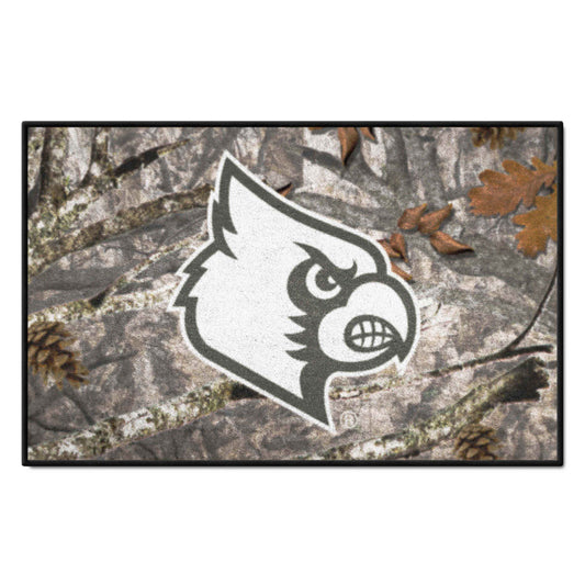 Louisville Cardinals Camo Starter Mat Accent Rug - 19in. x 30in.