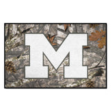 Michigan Wolverines Camo Starter Mat Accent Rug - 19in. x 30in.