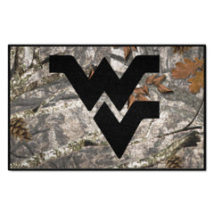 West Virginia Mountaineers Camo Starter Mat Accent Rug - 19in. x 30in.