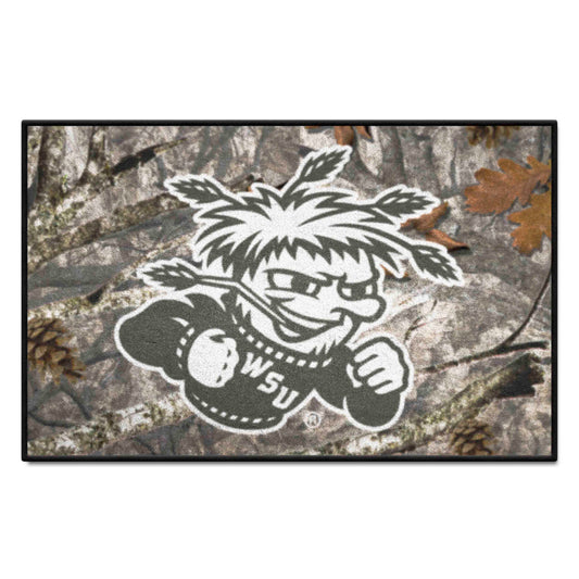 Wichita State Shockers Camo Starter Mat Accent Rug - 19in. x 30in.