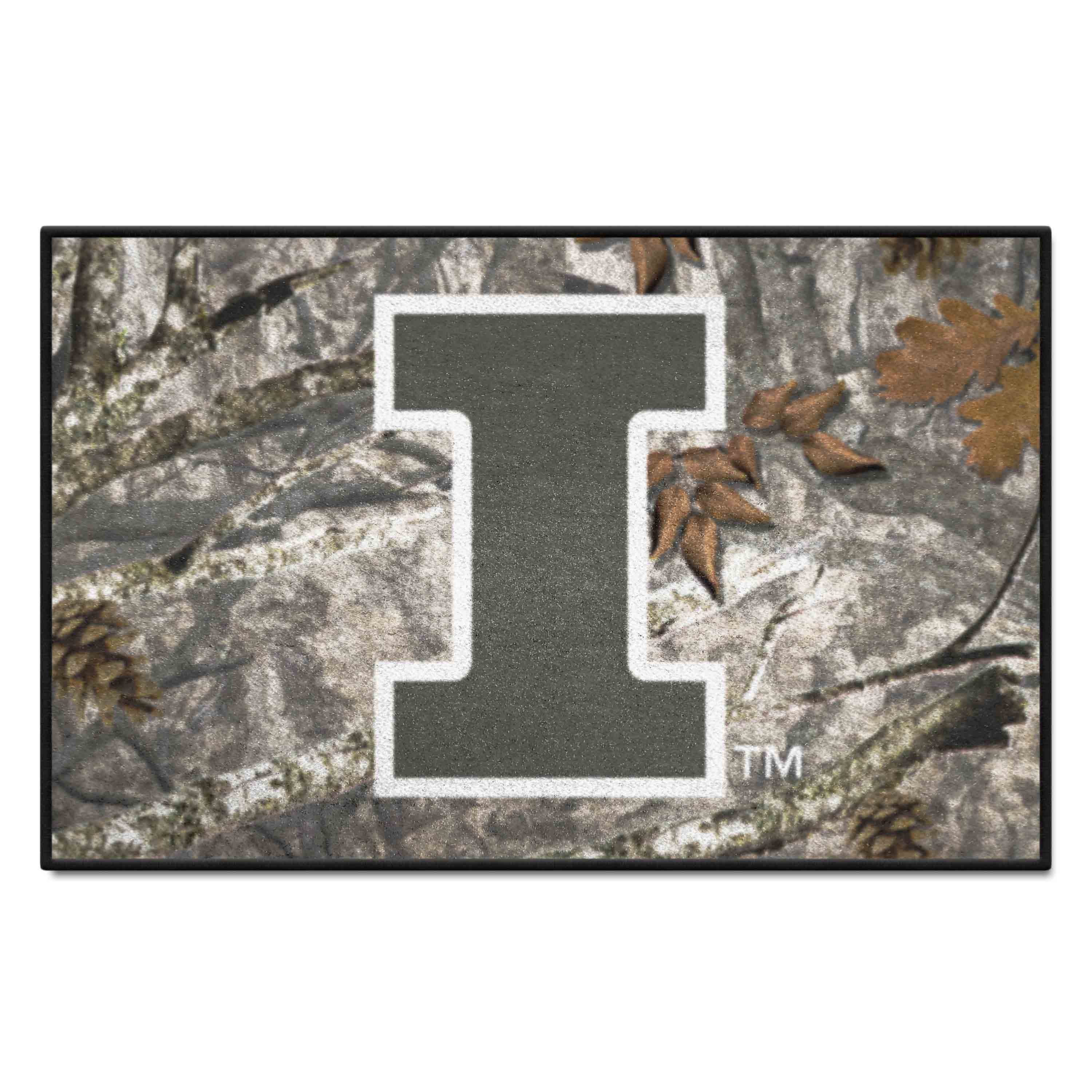 Illinois Illini Camo Starter Mat Accent Rug - 19in. x 30in.