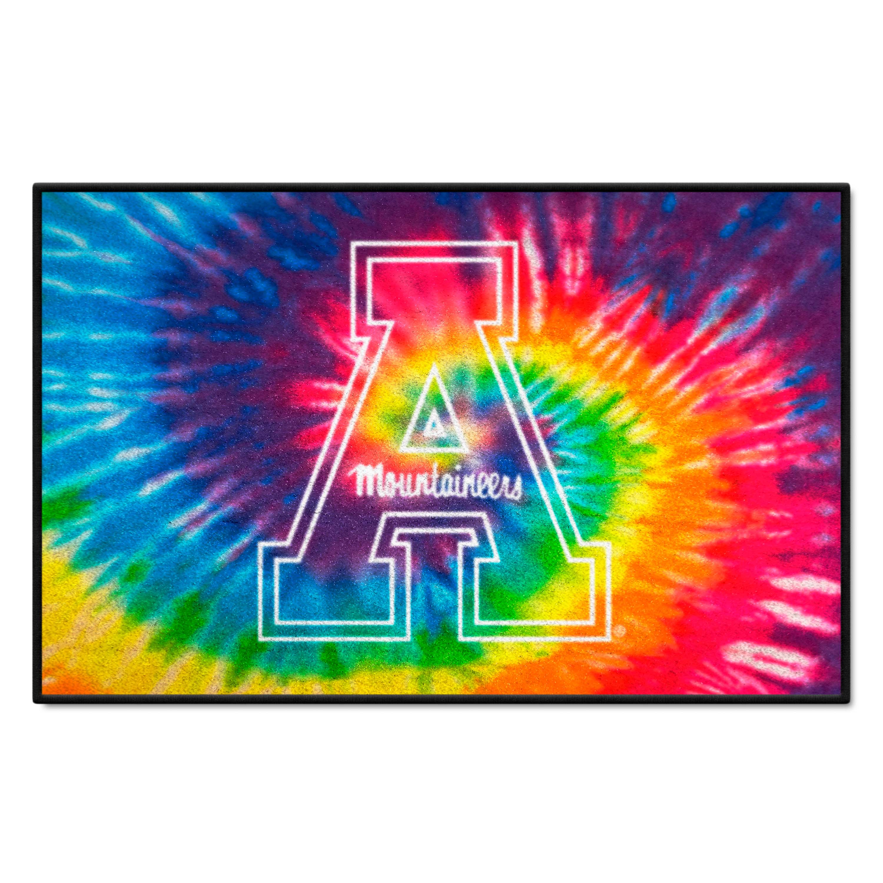 Appalachian State Mountaineers Tie Dye Starter Mat Accent Rug - 19in. x 30in.