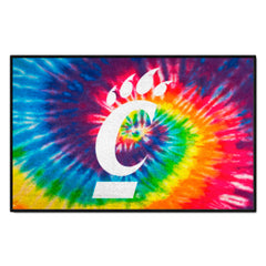 Cincinnati Bearcats Tie Dye Starter Mat Accent Rug - 19in. x 30in.