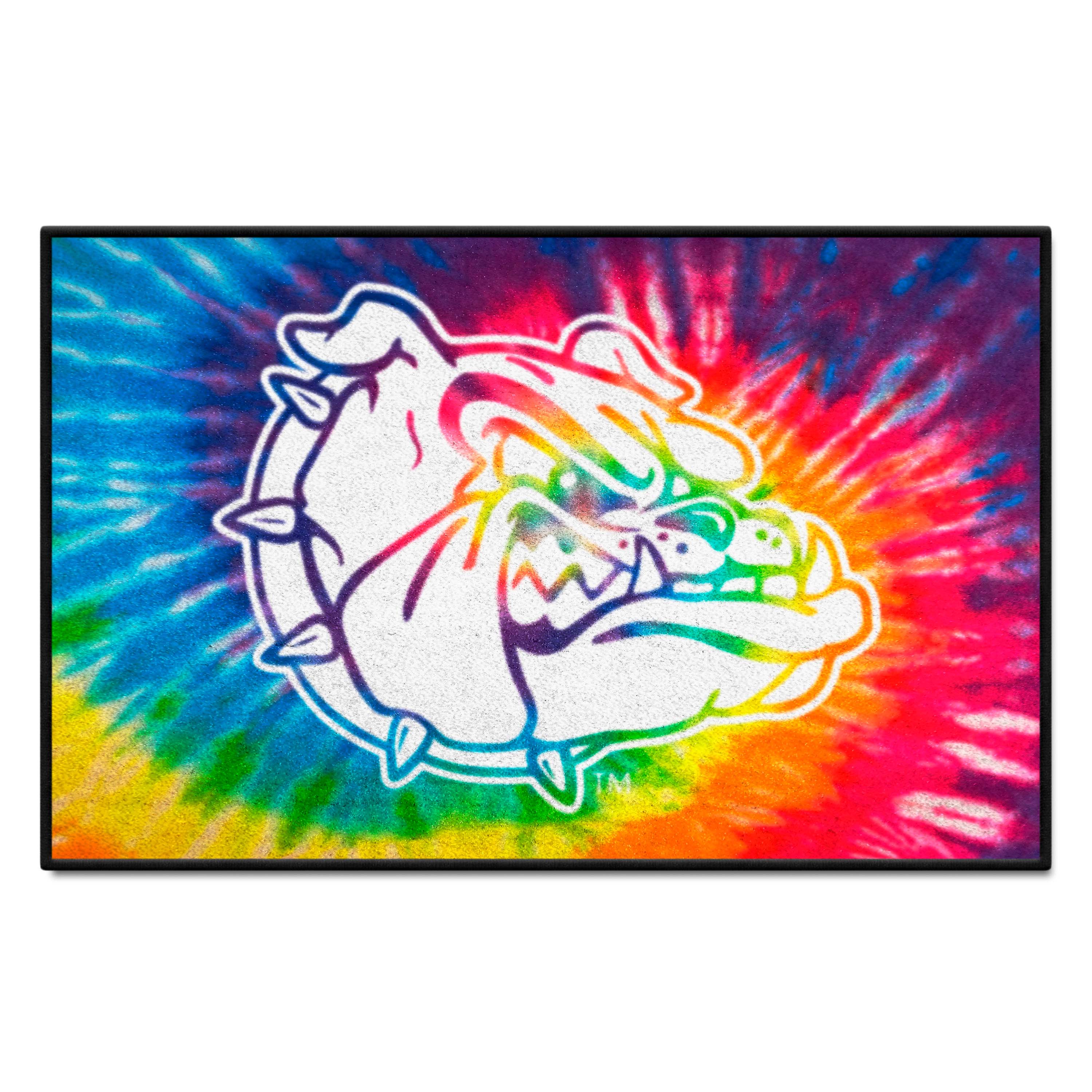 Gonzaga Bulldogs Tie Dye Starter Mat Accent Rug - 19in. x 30in. - Gonzaga