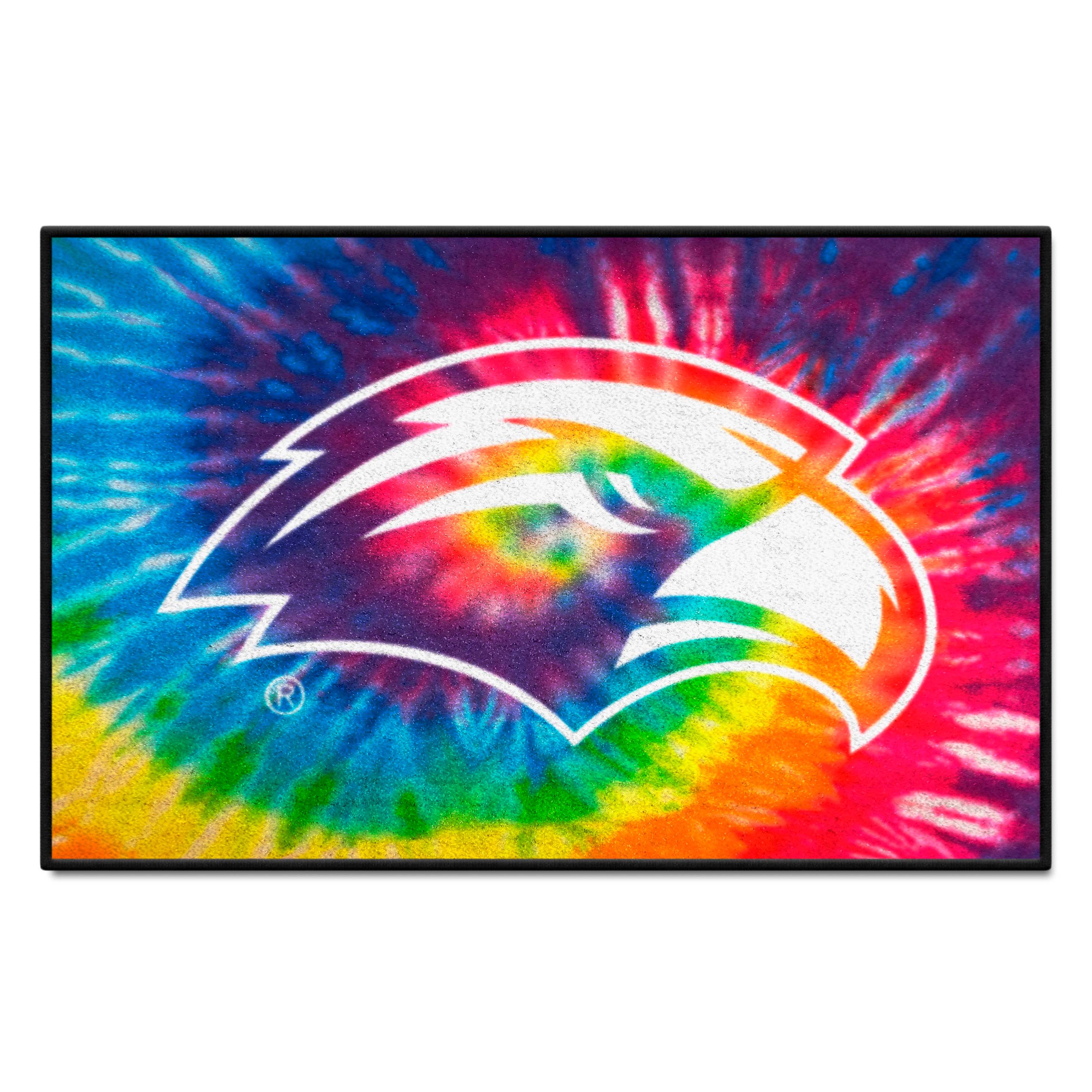 Southern Miss Golden Eagles Tie Dye Starter Mat Accent Rug - 19in. x 30in.