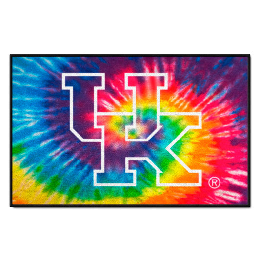 Kentucky Wildcats Tie Dye Starter Mat Accent Rug - 19in. x 30in.