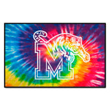 Memphis Tigers Tie Dye Starter Mat Accent Rug - 19in. x 30in.