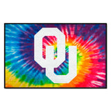 Oklahoma Sooners Tie Dye Starter Mat Accent Rug - 19in. x 30in.