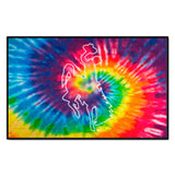 Wyoming Cowboys Tie Dye Starter Mat Accent Rug - 19in. x 30in.