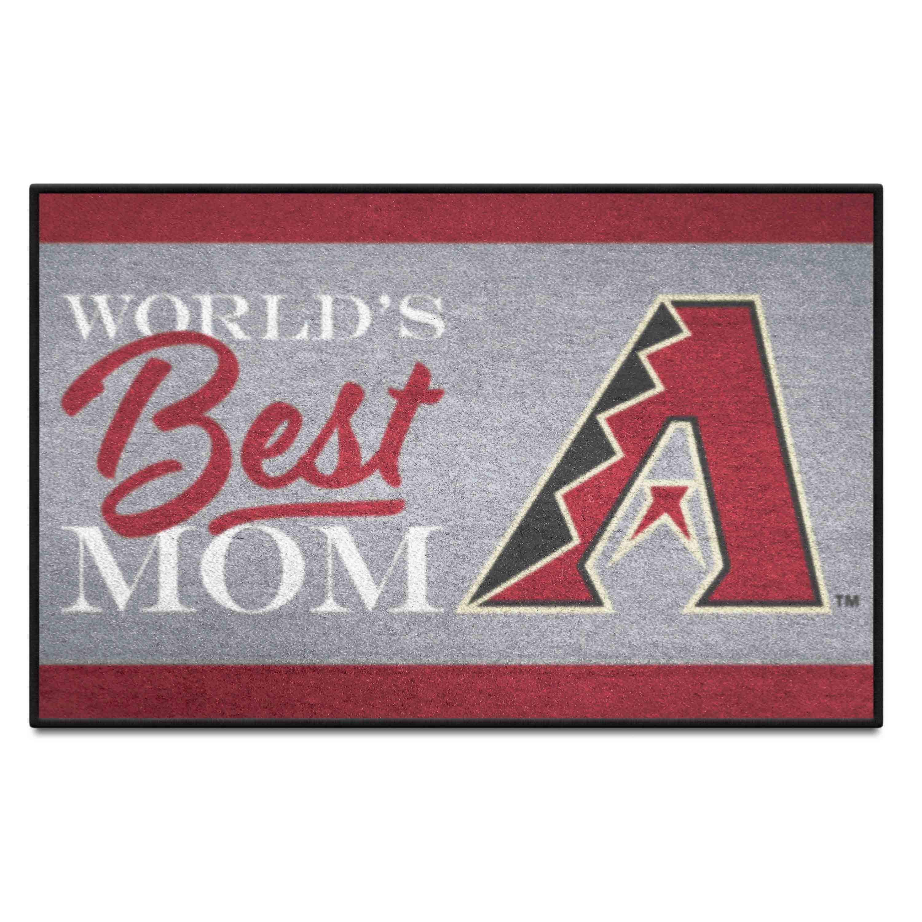 Arizona Diamondbacks World's Best Mom Starter Mat Accent Rug - 19in. x 30in.