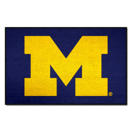 Michigan Wolverines Starter Mat Accent Rug - 19in. x 30in.