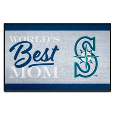 Seattle Mariners World's Best Mom Starter Mat Accent Rug - 19in. x 30in.