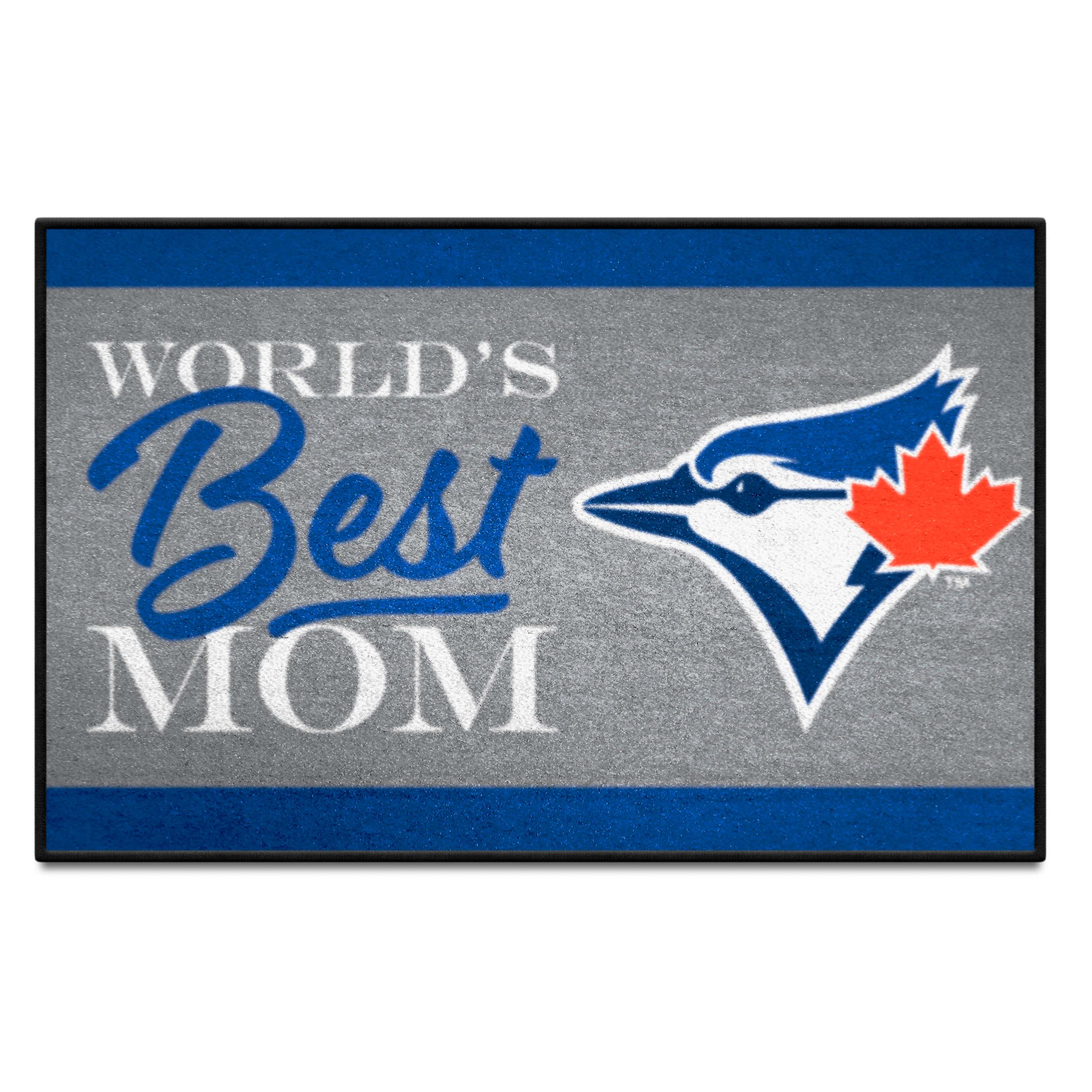 Toronto Blue Jays World's Best Mom Starter Mat Accent Rug - 19in. x 30in.