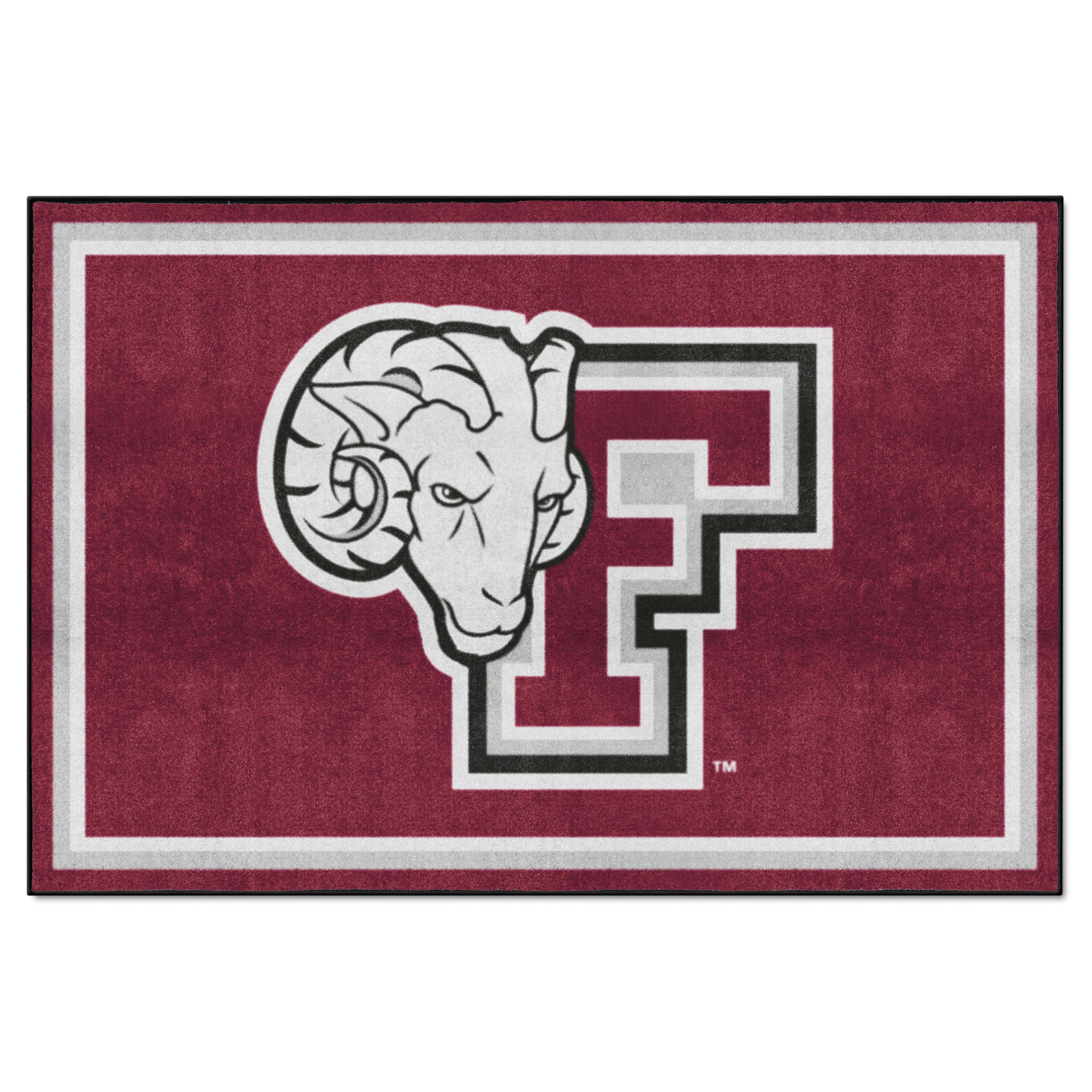 Fordham Rams 5ft. x 8 ft. Plush Area Rug