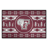 Fordham University Holiday Sweater Starter Mat Accent Rug - 19in. x 30in.