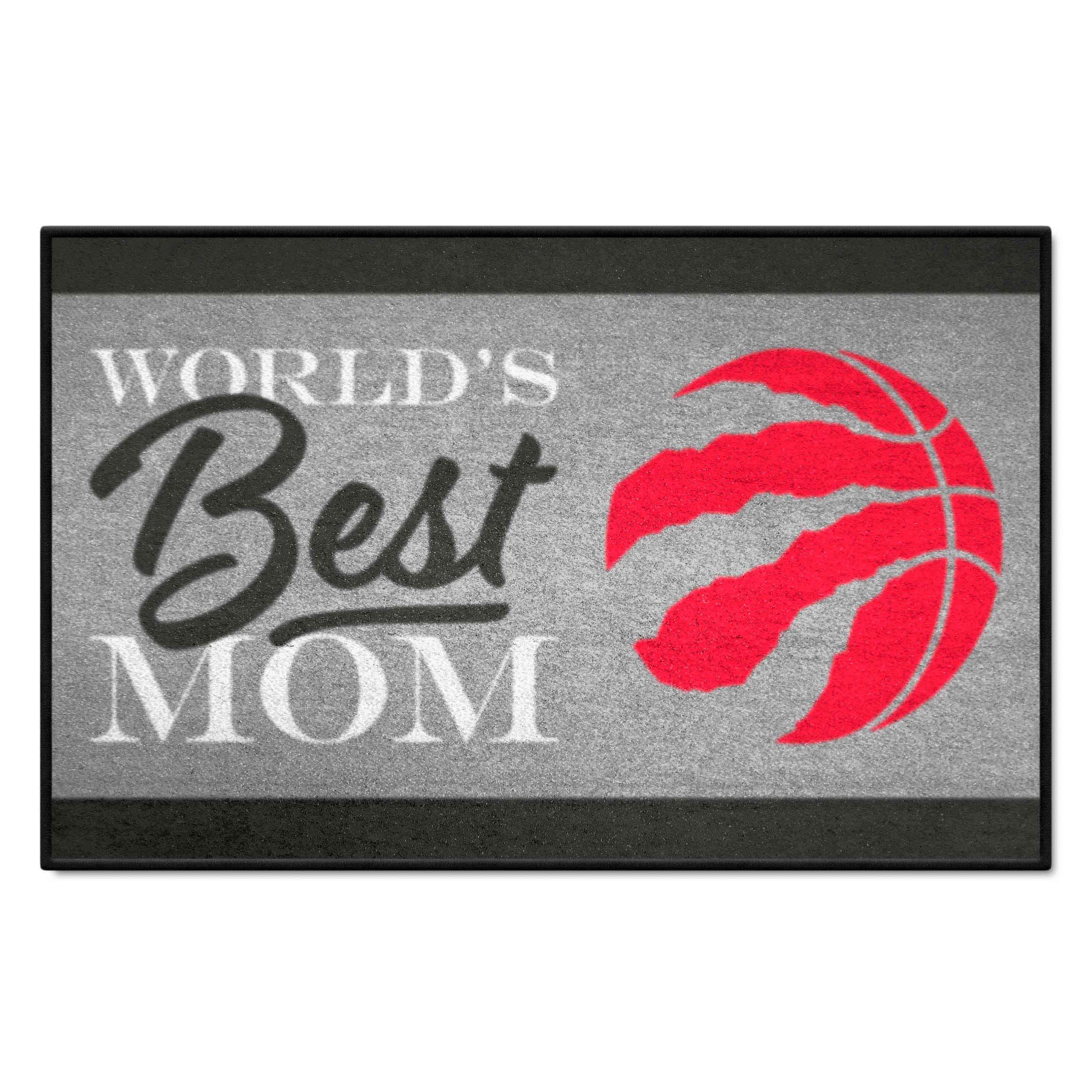 Toronto Raptors World's Best Mom Starter Mat Accent Rug - 19in. x 30in.