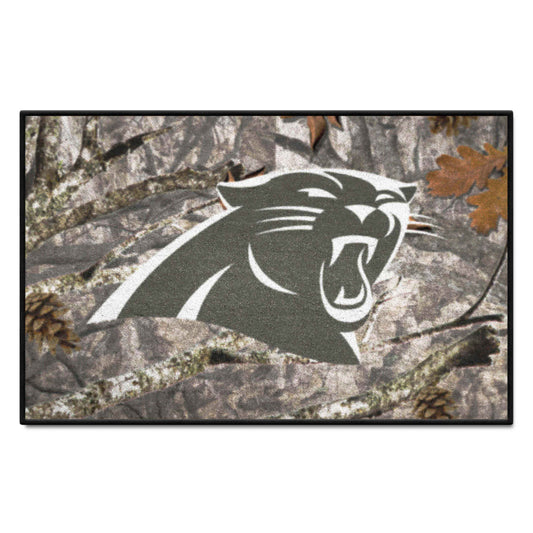 Carolina Panthers Camo Starter Mat Accent Rug - 19in. x 30in. - Carolina Panthers