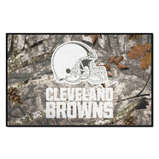 Cleveland Browns Camo Starter Mat Accent Rug - 19in. x 30in.