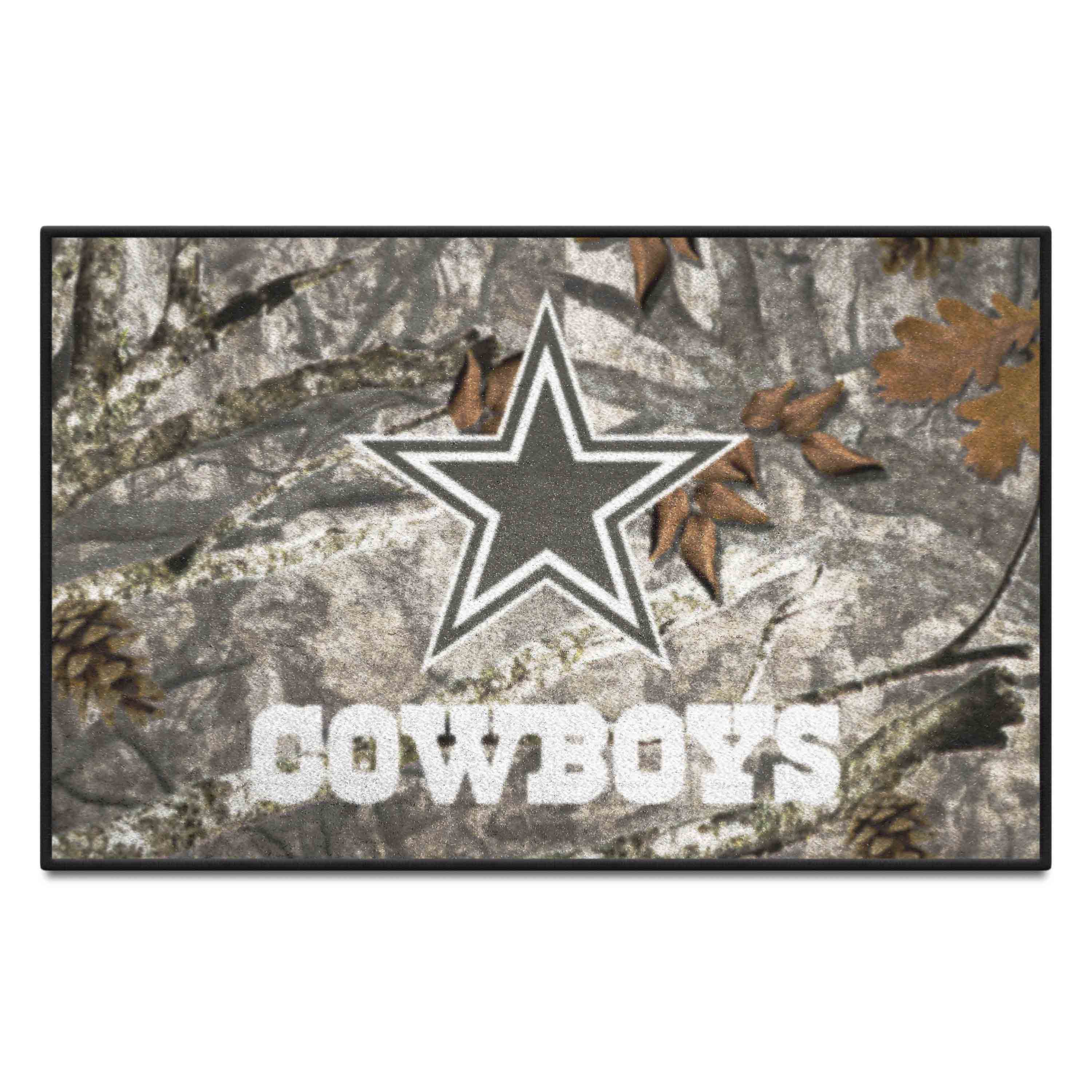 Dallas Cowboys Camo Starter Mat Accent Rug - 19in. x 30in.