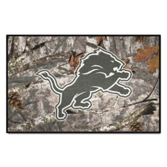 Detroit Lions Camo Starter Mat Accent Rug - 19in. x 30in. - Detroit Lions