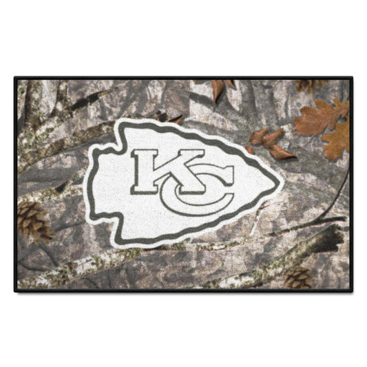 Kansas City Chiefs Camo Starter Mat Accent Rug - 19in. x 30in.