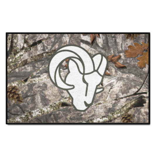 Los Angeles Rams Camo Starter Mat Accent Rug - 19in. x 30in.