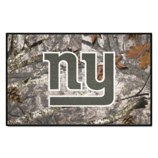 New York Giants Camo Starter Mat Accent Rug - 19in. x 30in. - New York Giants