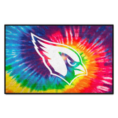 Arizona Cardinals Tie Dye Starter Mat Accent Rug - 19in. x 30in.