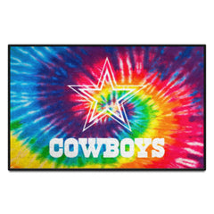 Dallas Cowboys Tie Dye Starter Mat Accent Rug - 19in. x 30in. - Dallas Cowboys