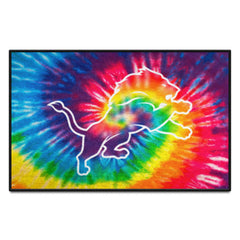 Detroit Lions Tie Dye Starter Mat Accent Rug - 19in. x 30in.