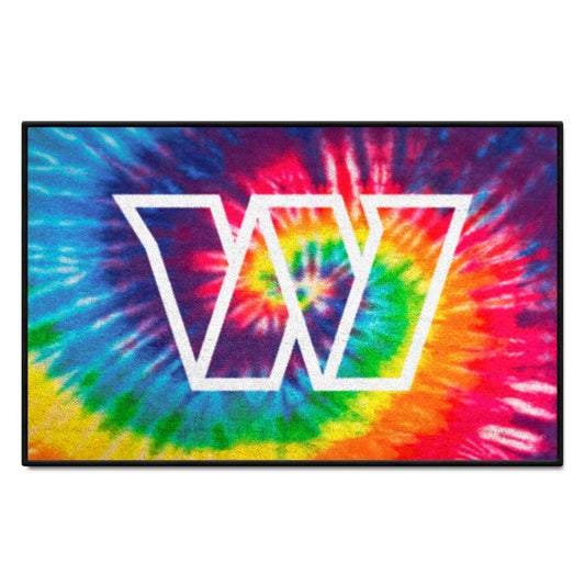 Washington Commanders Tie Dye Starter Mat Accent Rug - 19in. x 30in.