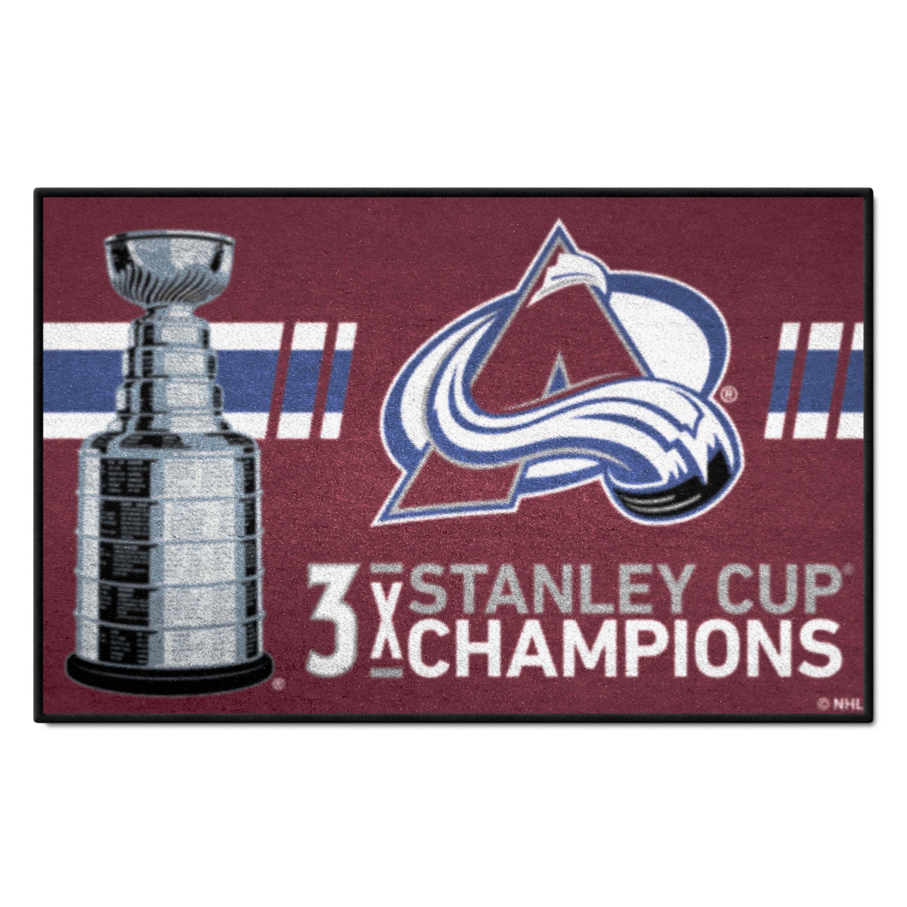 Colorado Avalanche Dynasty Starter Mat Accent Rug - 19in. x 30in. - Colorado Avalanche