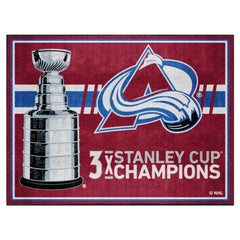 Colorado Avalanche Dynasty 8ft. x 10ft. Plush Area Rug - Colorado Avalanche