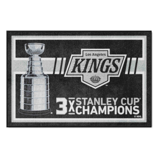 Los Angeles Kings Dynasty 4ft. x 6ft. Plush Area Rug