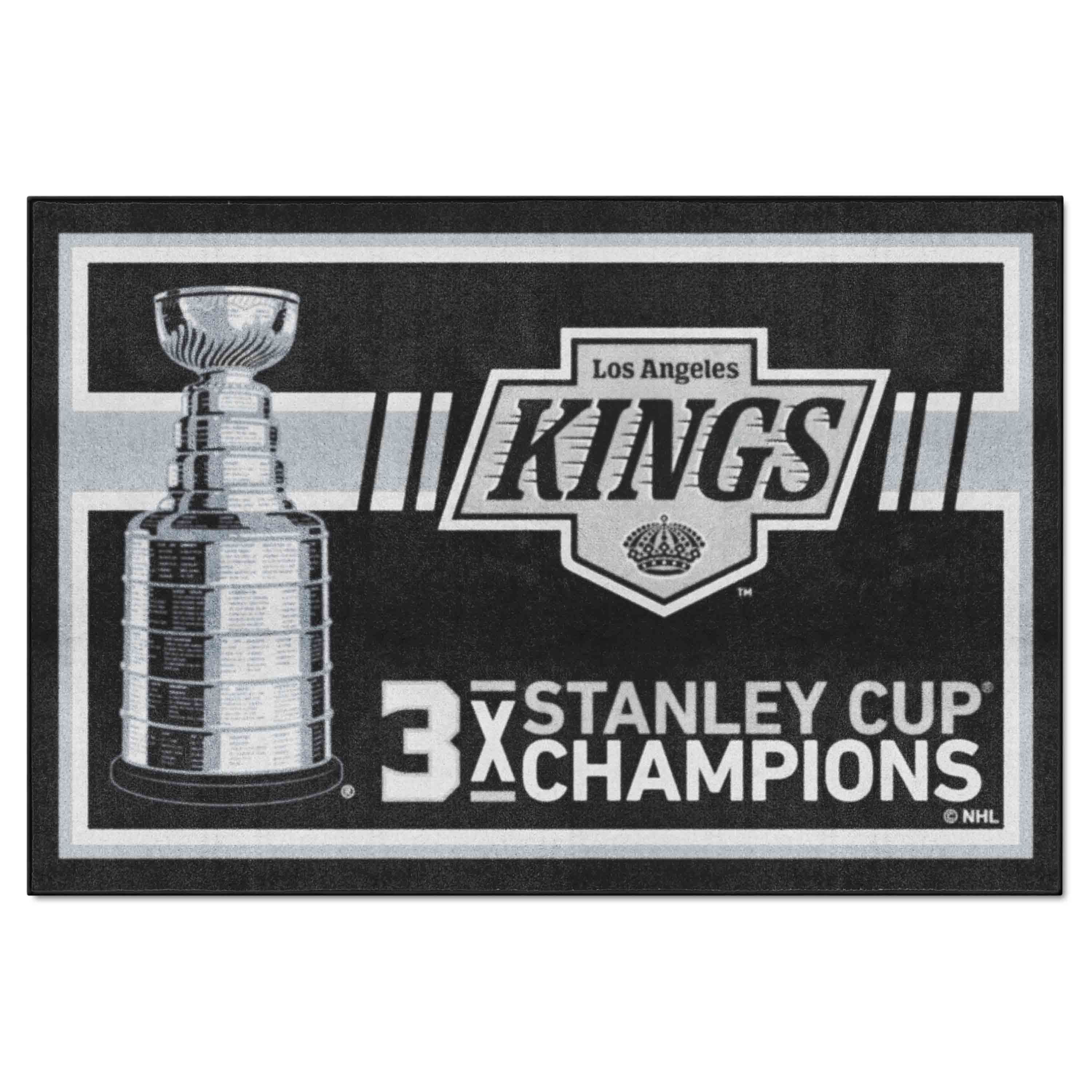 Los Angeles Kings Dynasty 5ft. x 8ft. Plush Area Rug